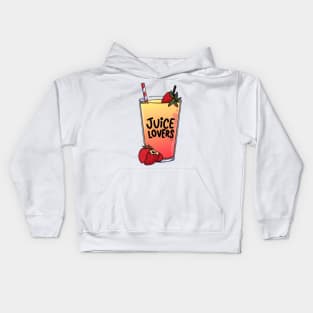 Fruit juice lovers Kids Hoodie